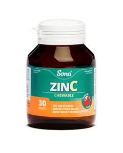 Sona Zinc Chewable (30 tablets)