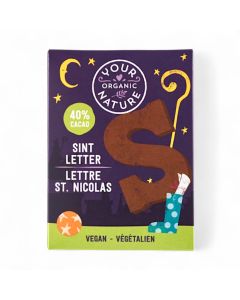 Your Organic Nature Vegan Chocolate Letter S Organic 130g