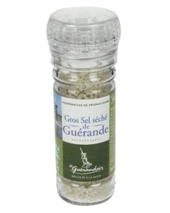 Guérandais Gros Sel séché de Guérande Rechargable Grinder 75g 