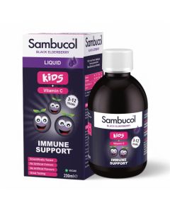 Sambucol Kids Black Elderberry Liquid Immune Support + Vitamin C 230ml