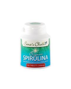 Sara's Choice Organic Spirulina 500mg (100 Tablets)