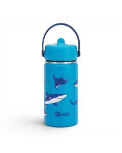 Cheeki Adventure Insulated Kids Bottle Sharks 400ml