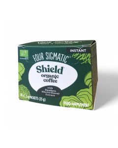 Four Sigmatic Shield Mushroom Coffee Mix with Siberian Ginseng Organic 10 Servings / 25g