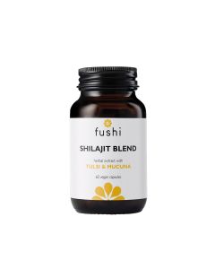 Fushi Shilajit Blend Herbal Extract with Tulsi & Mucuna 60 Caps