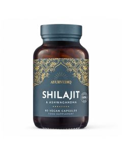 Ayurvediq Shilajit with Organic Ashwagandha 60 Caps