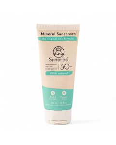 Suntribe Mineral Sunscreen Original Zinc Formula SPF30 Organic 100ml