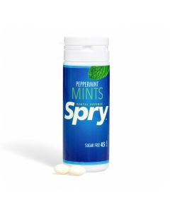Spry Peppermint Mints Sugar Free 45pcs