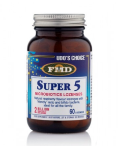 Udo's Choice Super 5 Microbiotic - 60 Lozenges