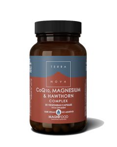 Terranova CoQ10, Magnesium & Hawthorn Complex (50 veg caps)