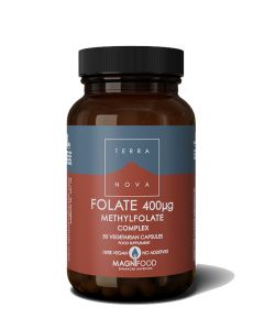 Terranova Folate 400ug Methylfolate Complex (50 caps)