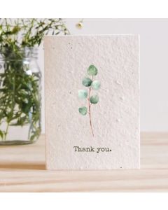 Plantable Seed Card - Thank you