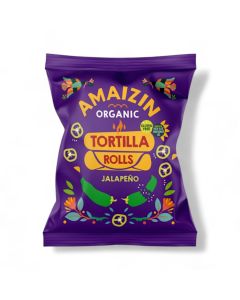 Amaizin Tortilla Rolls Jalapeño Organic 100g