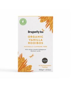 Dragonfly Tea Vanilla Rooibos Organic 40 Bags