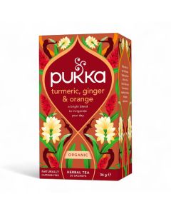 Pukka Tea Turmeric, Ginger & Orange Organic 20 Bags