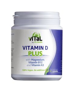 Vital Vitamin D Plus Magnesium, Vitamins B12 and K2 60 caps