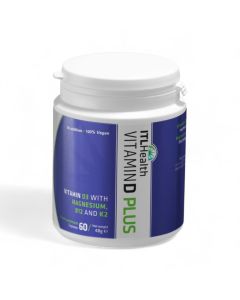 ITL Health Vitamin D Plus with D3, Magnesium, B12 and K2 60 caps