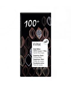 Vivani - Organic Superior Dark Choc 100% Cocoa (80g)