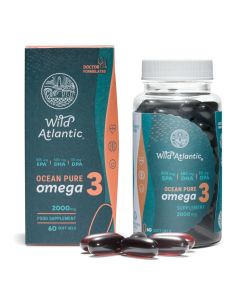 Wild Atlantic Health Ocean Pure Omega 3 2000mg 60 soft gels