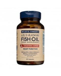 Wiley's Wild Alaskan Fish Oil Cholesterol Support 90 caps