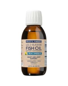 Wiley's Finest Wild Alaskan Fish Oil Peak Omega-3 125ml