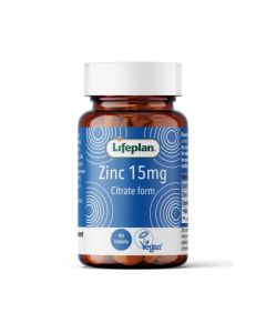Lifeplan Zinc 15mg Citrate Form 90 tabs