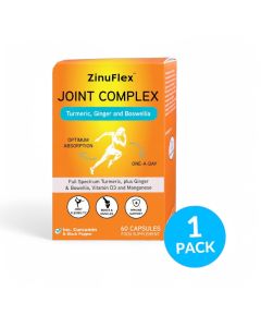 ZinuFlex Joint Complex Turmeric, Ginger and Boswellia 60 Caps