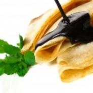 Savoury Pancakes filled with Roasted Butternut Squash and Feta with a Sage Butter.