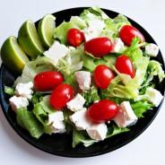 Organico Ouinoa Salad with seeds and feta; Quinoa Stuffed Peppers