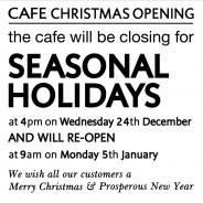 Organico Cafe Seasonal Holidays 2014