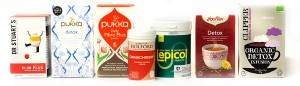 A few of our products to help you with a detox or weight loss plan