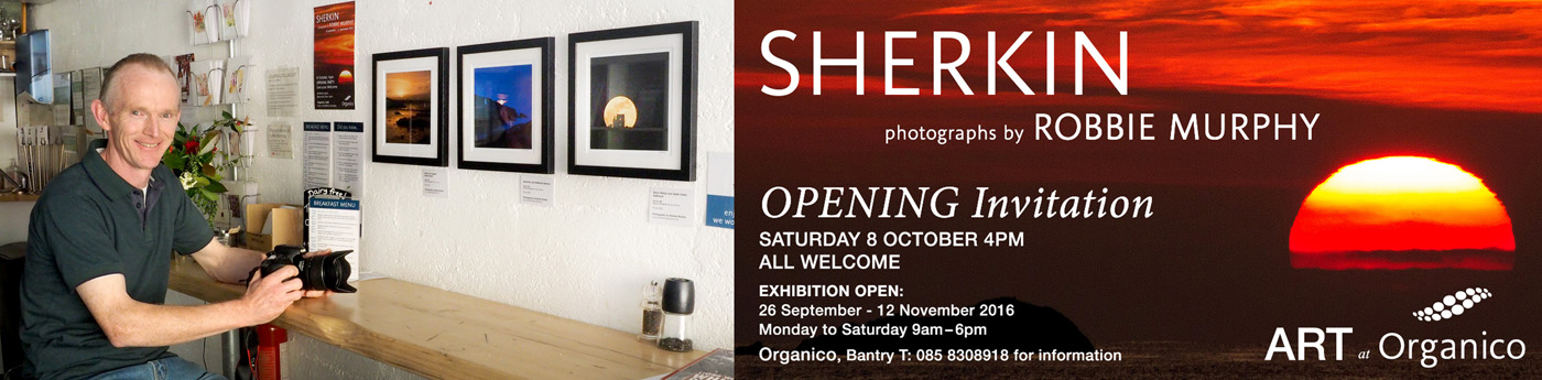 Robbie Murphy at Organcio, and exhibition invite