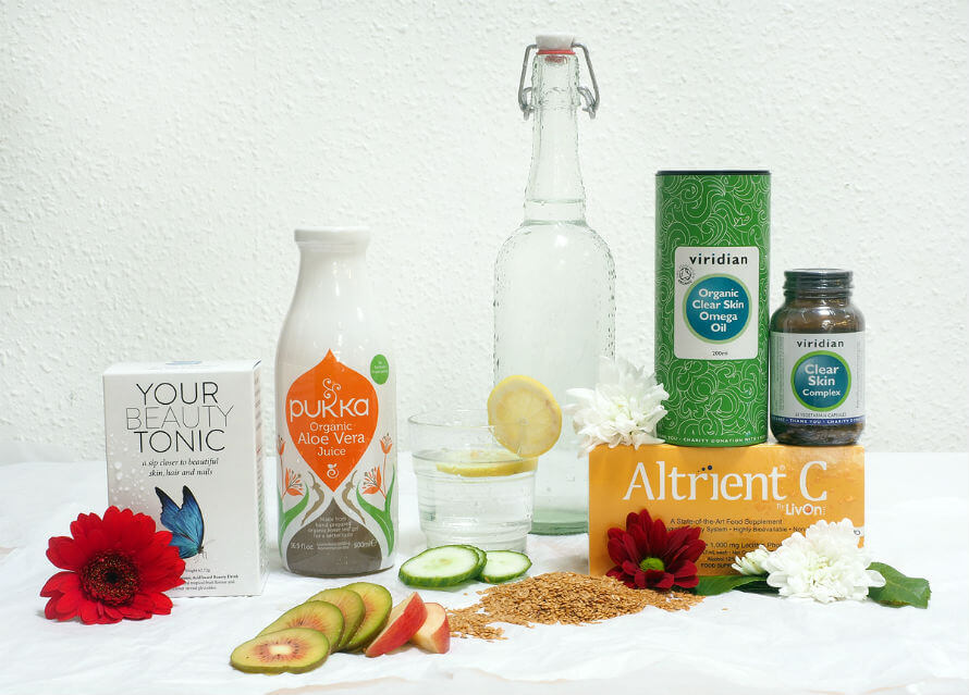 A variety of products from Organico to help you moisturise from within