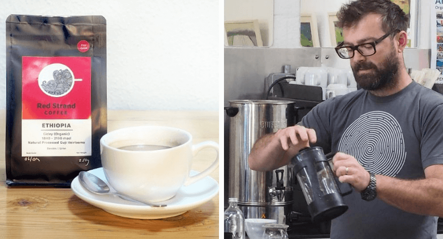 Shane from Red Strand Coffee in Clonakilty