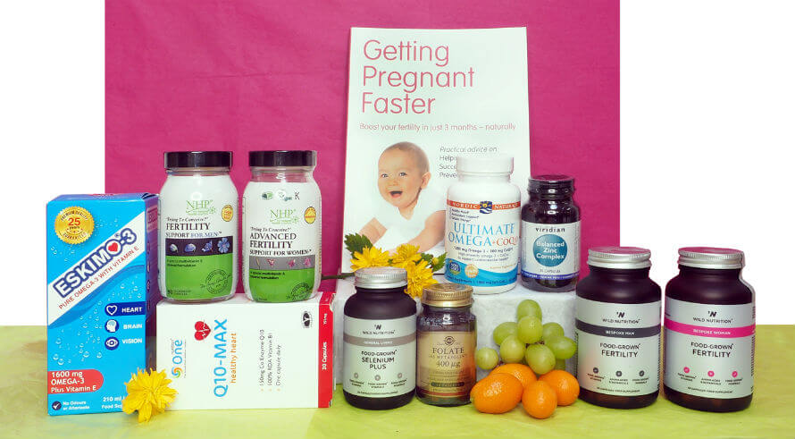 Products to support fertility available at Organico