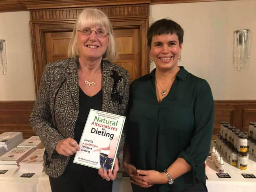 Author Marilyn Glenville and owner of Organico Hannah Dare