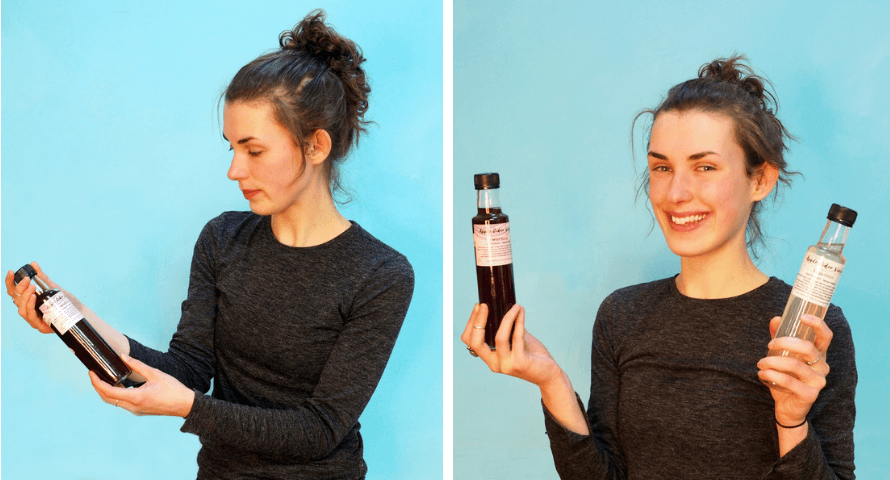 Ailbhe from Organico and April Danann Raw Cider Vinegar