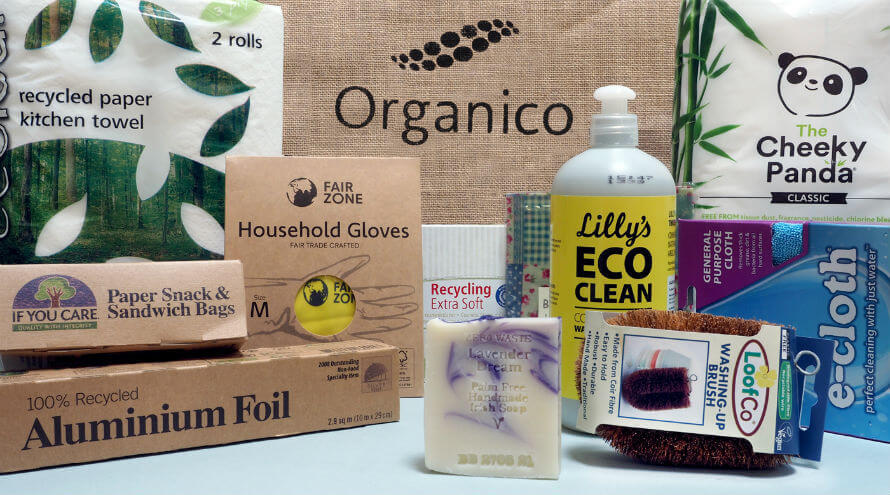 Contents of the Zero-Waste Household Starter Pack available at Organico