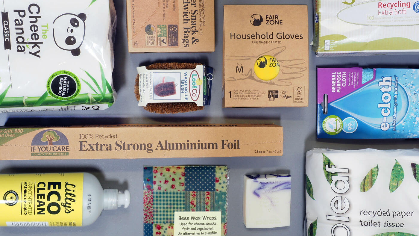 Content of the Zero-Waste Household Starter Pack available at Organico