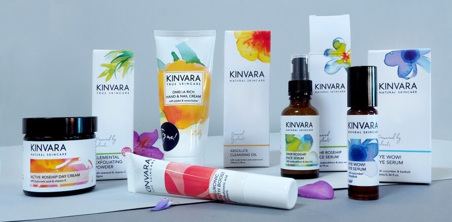 Kinvara Skincare's full range of products