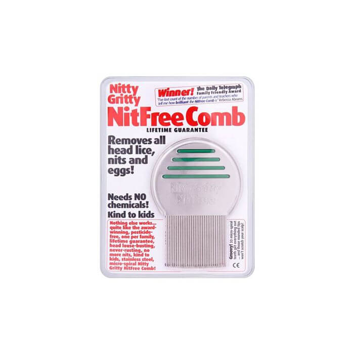 The Nitty Gritty NitFree Comb in it packaging