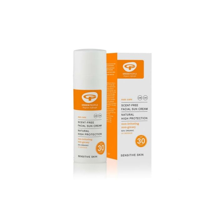 Green People facial sun cream